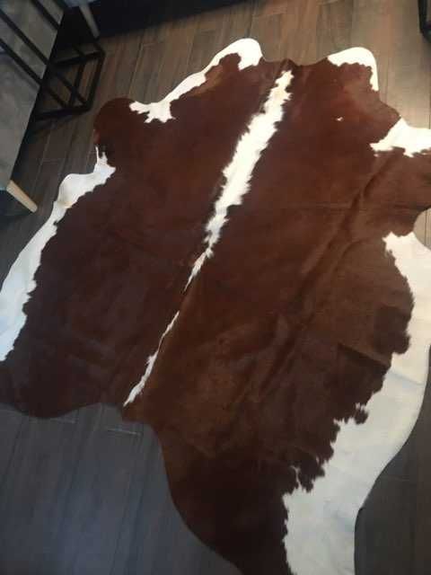 Nowy skorzany dywan 140x200