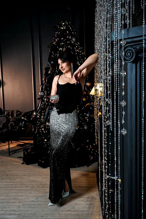 Шикарный корсет с цепями