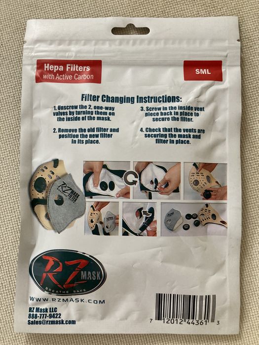 Maska maseczka Rz Mask RzMash Mesh 2 + filtry