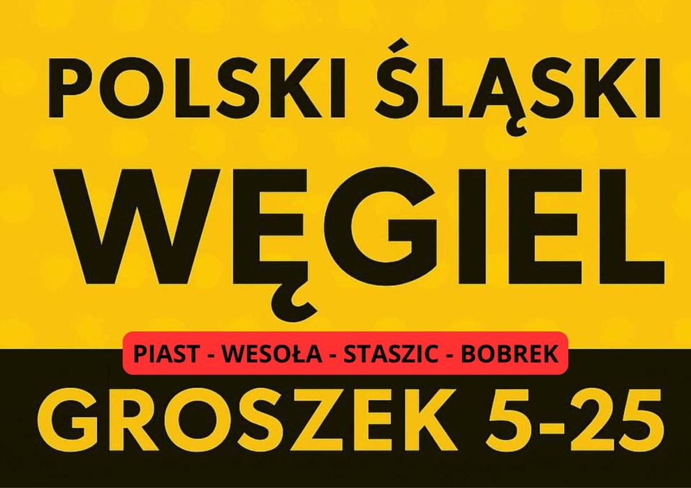 POLSKI WĘGIEL : GROSZEK 5-25, 26-28MJ - Transport Gratis !!!