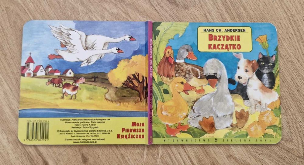 Brzydkie kaczątko moja pierwsza książeczka