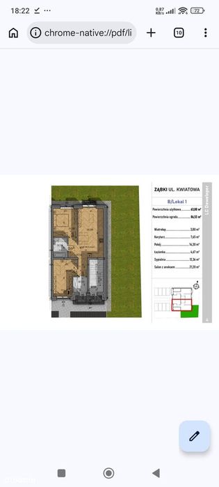 Mieszkanie 63,8m i 135m