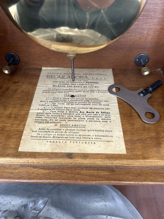 Relogio reguladora ave maria