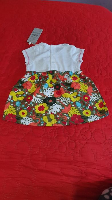 Vestido menina 6m novo