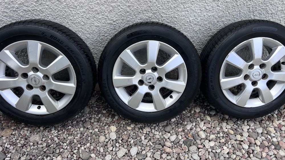 Super ‼️** ORYGINALNE ALUFELGI OPEL ** 5*110 ‼️ + NOWE OPONY  185/60/r15 ‼️ OKAZJA ‼️
