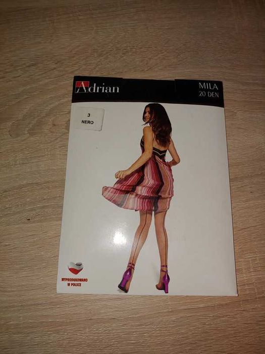 rajstopy ze szwem z tyłu pin up