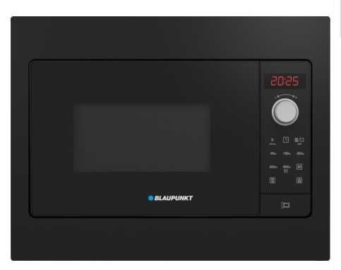 Nowa kuchenka mikrofalowa do zabudowy, 50cm czarna Blaupunkt 5P35K1261