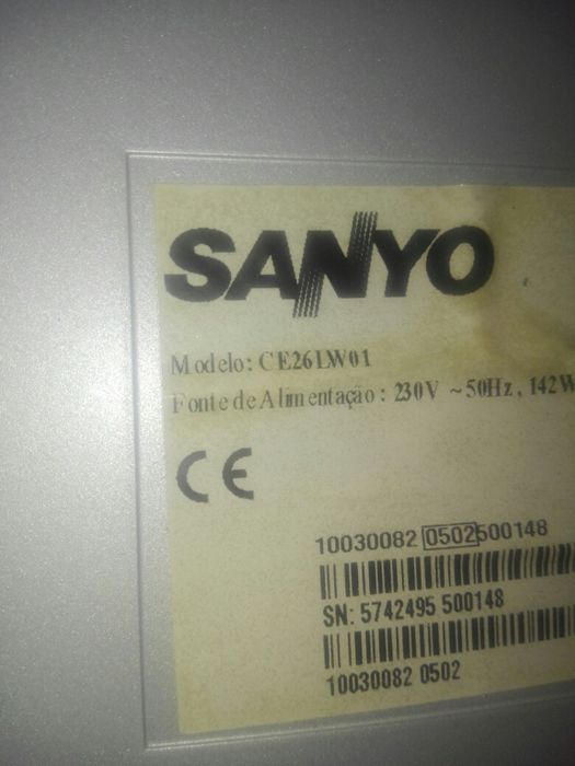 tv samsung PS42D450A2W,tv kunft 32 TV sanyo26  para peças
