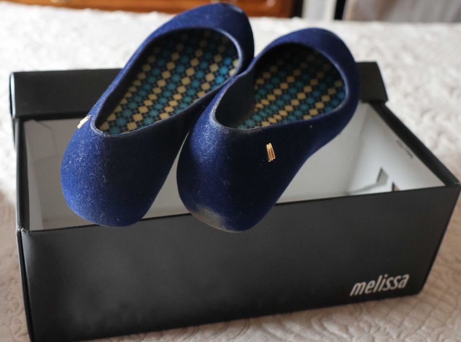 Melissa Ultragirl Blue Flocked