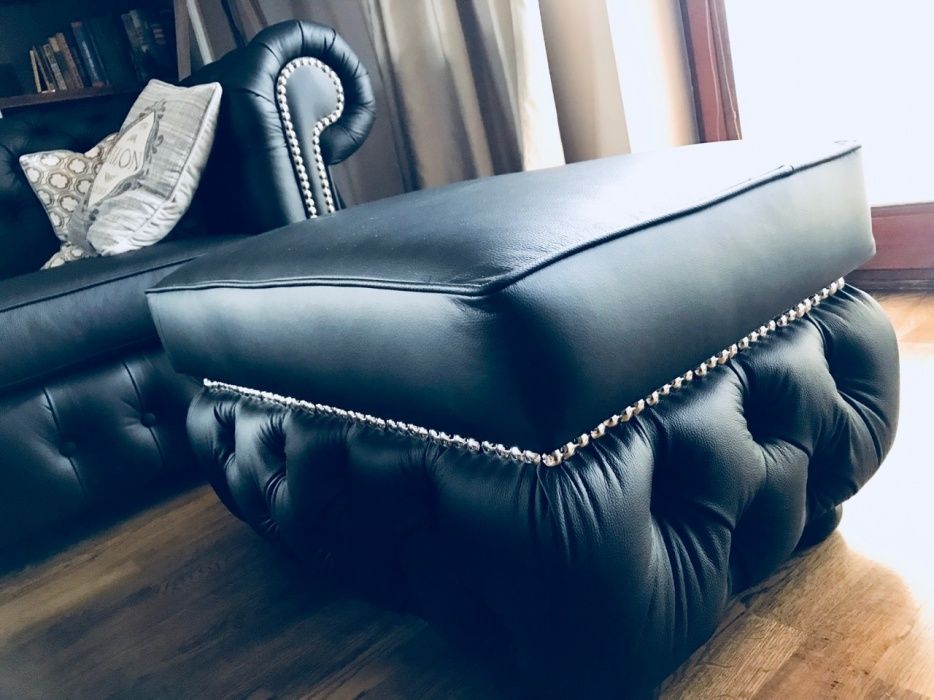 zestaw Chesterfield 4+3+puf