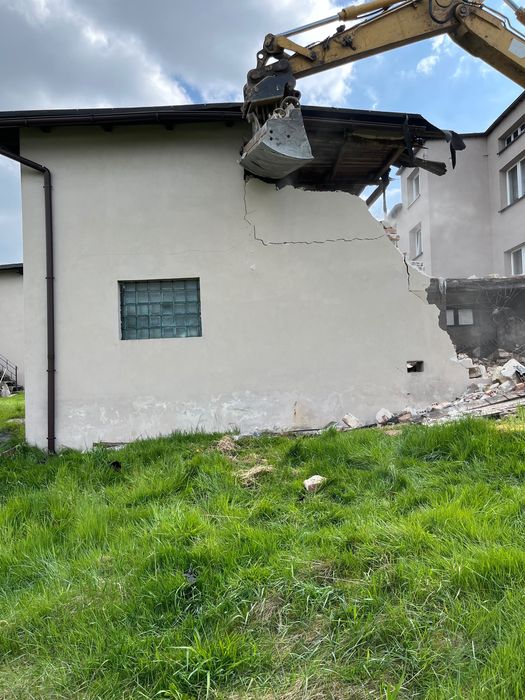 Usługi wyburzenia, przyłącza WOD-KAN