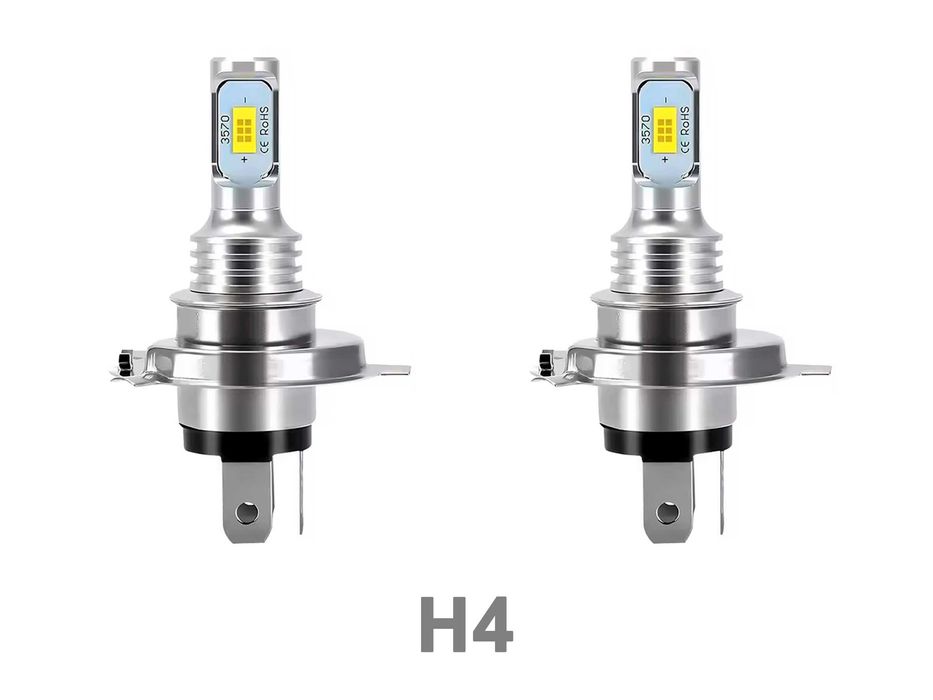 Lâmpadas de LED H4 - H7 - H1 (DC 12-24V 80W 6000K 20000LM)
