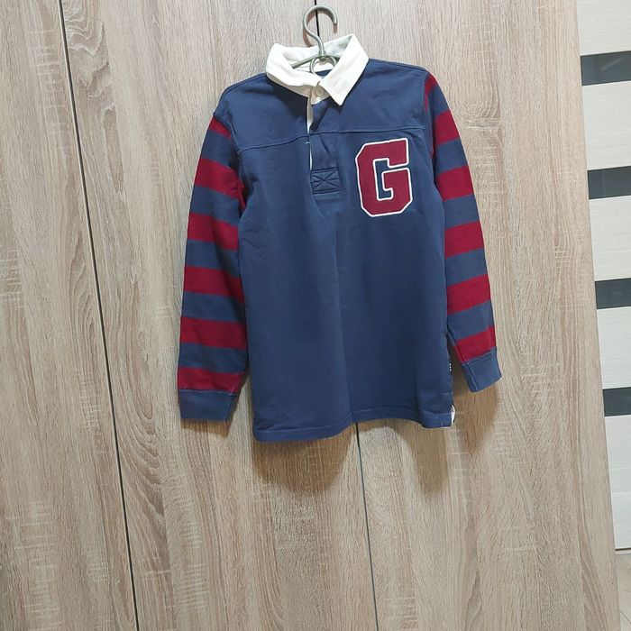 футболка поло gap kids з довгим рукавом