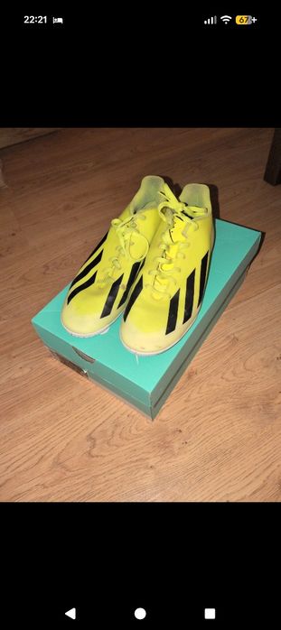 Chuteiras Adidas Crazy Fast Amarelo Fluorescente