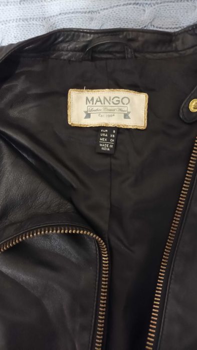 Продам шкіряну курточку Mango