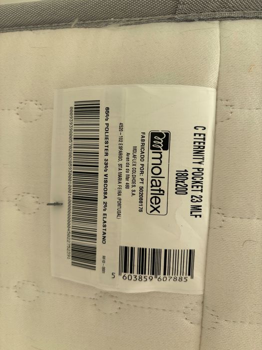 Colchão Molaflex Eternity Pocket King Size 180x200 cm – Como Novo | Apenas 3 meses de uso