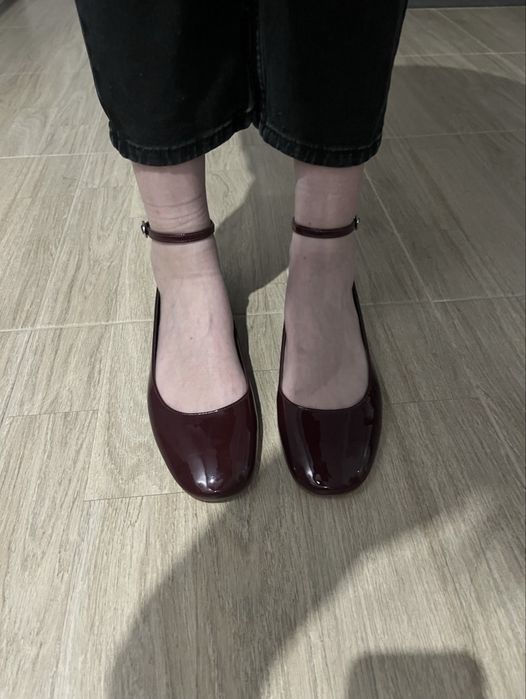 Балетки mango з застібкою 25см