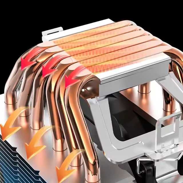 !Nowe! Chłodzenie CPU radiator 3 wentylatory