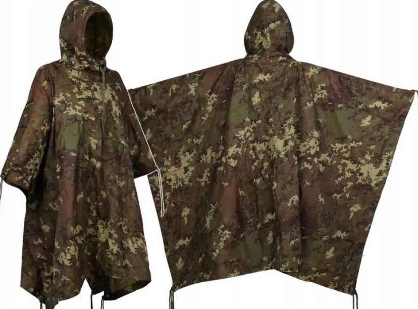 Дождевик пончо 1,4 х 2м комуфляж Raincoat AND -1