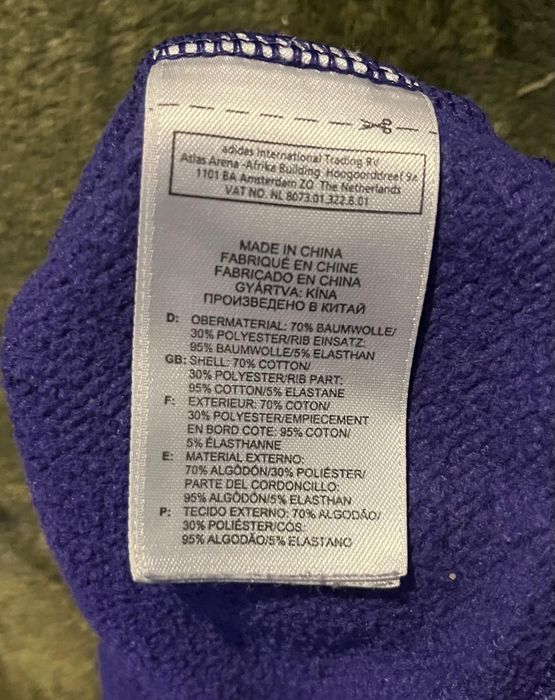 Bluza z kapturem Adidas og Vintage fiolet rozmiar XL