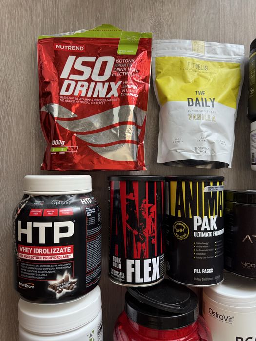 Спортивне харчування Animal Pak, AMIX, Optimum Nutrition, GymBeam, XTEND, MST, Nutrend Протеїн, Креатин, Вітаміни, Передтренувальні комплекси