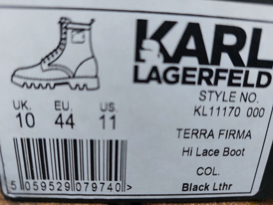 Демисизонные ботинки Karl Lagerfeld