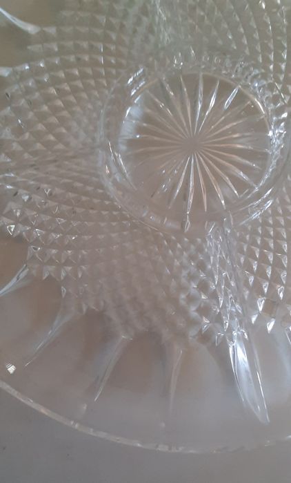 Prato em vidro de aperitivos