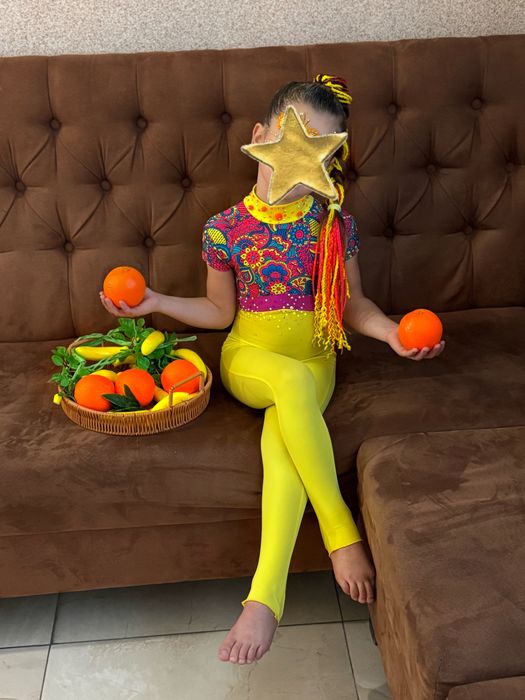 Комбинезон для воздушной гимнастики рост 110-120см