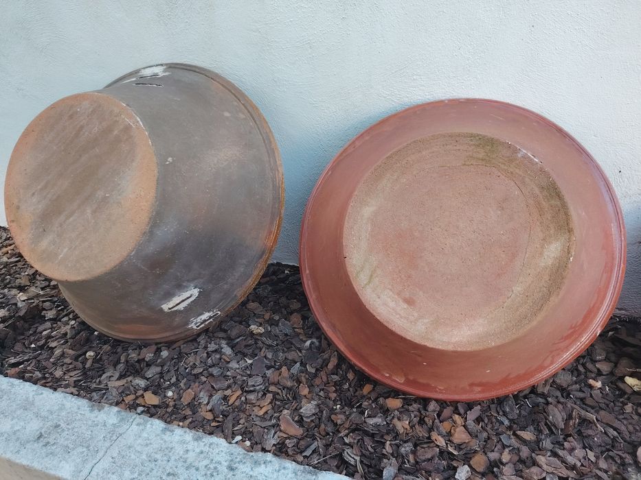 5 Alguidares de Barro Antigos