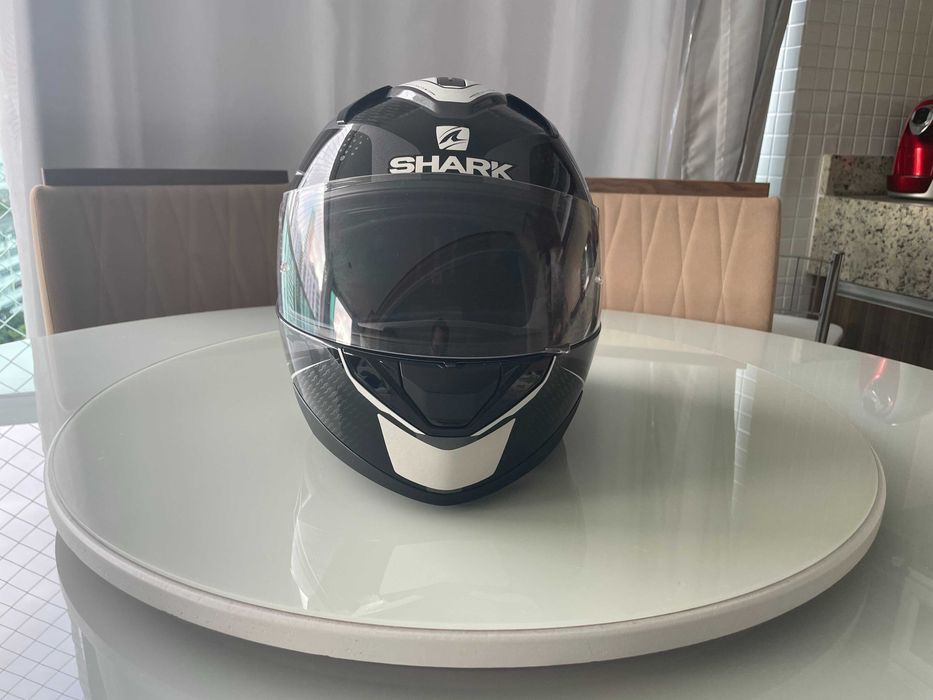 Capacete Shark Ridill 1.2 Mecca WKR Preto e Cinza