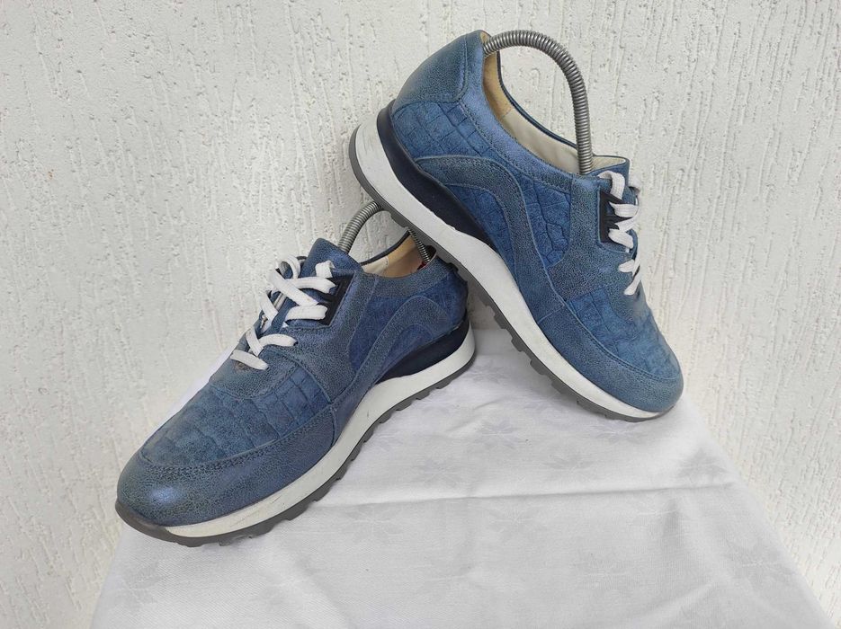 Кожанние спортивние туфли, кроссовки Waldlaufer р.38.5