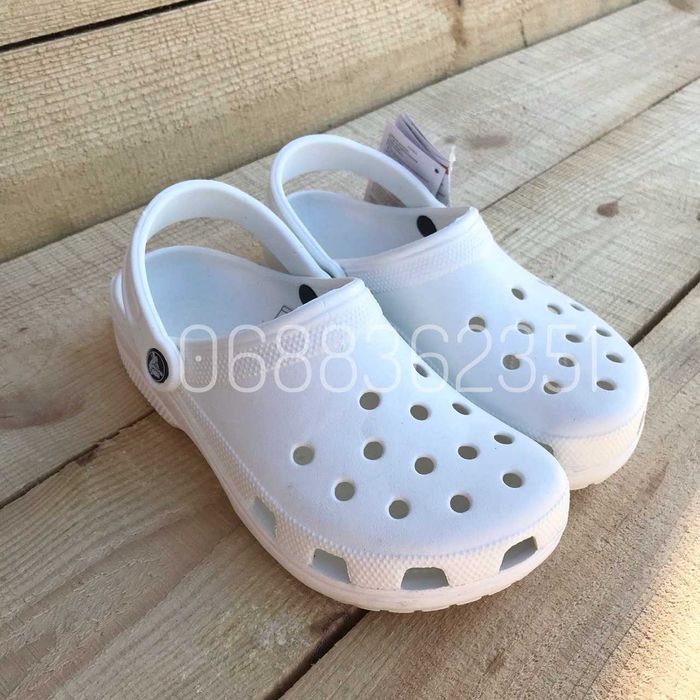 Чоловічі та Жіночі Білі Класичні Крокси Crocs Classik