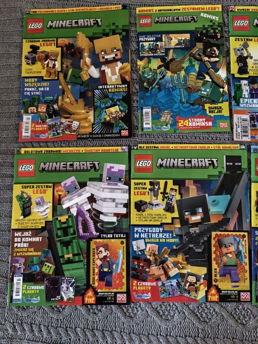 Zestaw Minecraft gazetki komiks