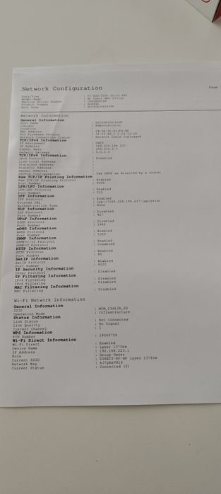 Drukarka laserowa HP MFP 137fnw