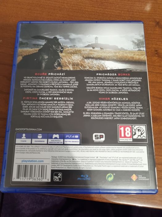 Jogo ps4 Ghost of Tsushima