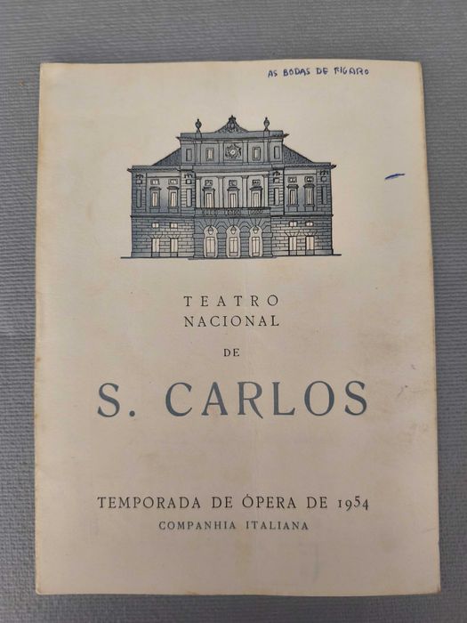 AS BODAS DE FÍGARO - Mozart
Programa e argumento Ópera S. Carlos