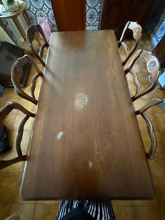 Mobília rústica completa sala de jantar