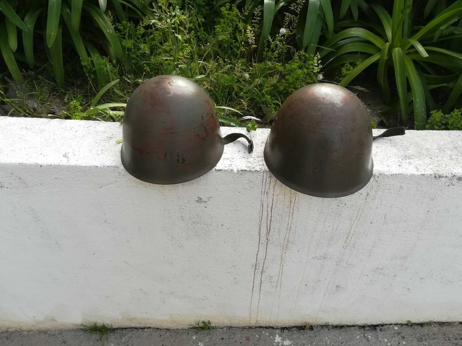 Capacetes da guerra colonial