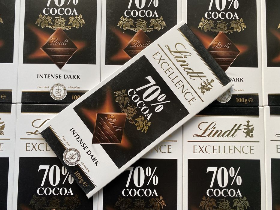 10x Czekolada Gorzka Lindt Excellence 70% kakao 100g