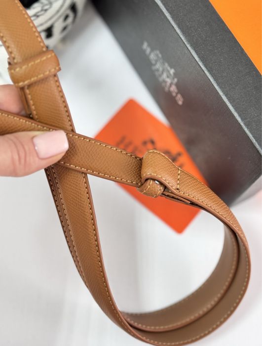 Жіночий шкіряний ремінь Hermes
