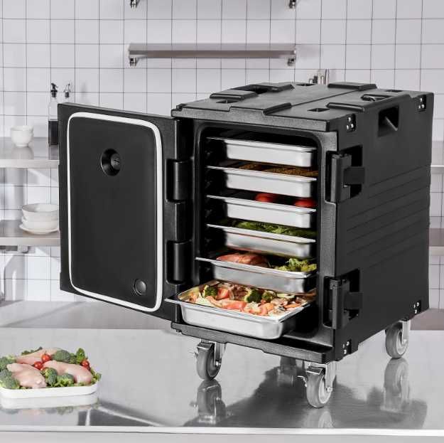 Izolowany Pojemnik na Żywność 90L – Podgrzewacz i Chłodzenie