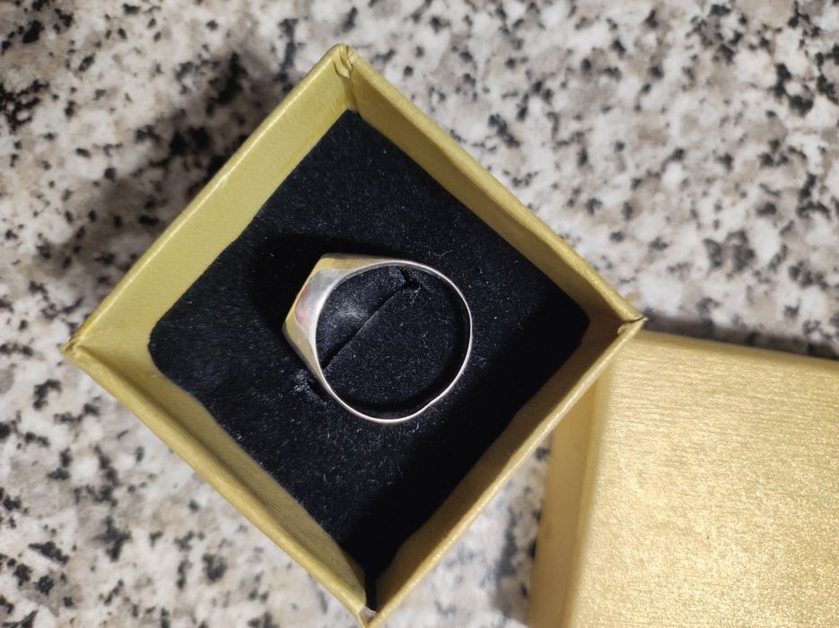 Anel masculino de prata