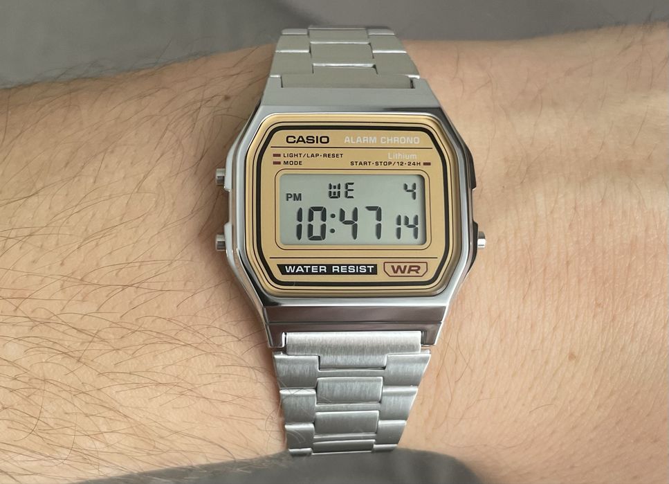 Годинник наручний Casio A158WEA-9 vintage новий оригінал