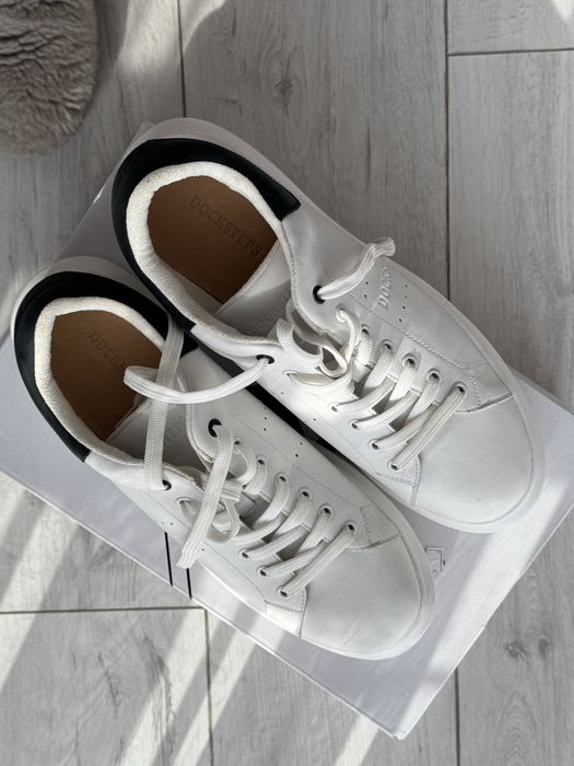 Docksteps білі кеди (zara estro)