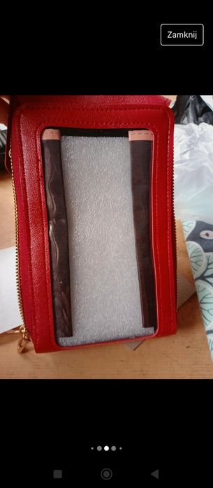 Torebko portfel eko skóra - nowy