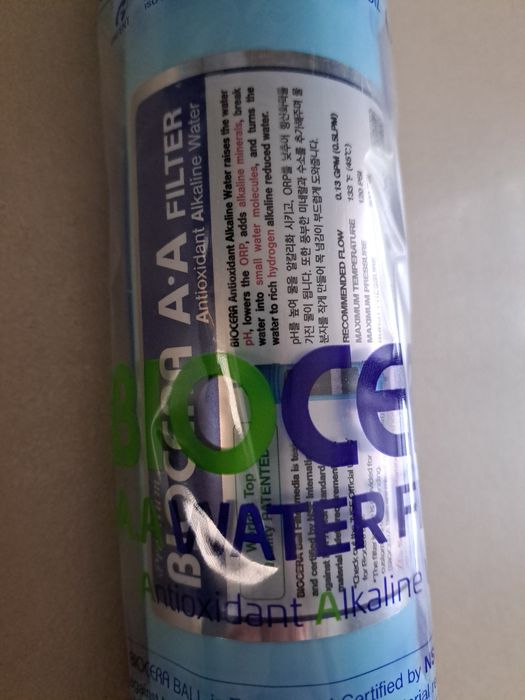 Filtr alkalizujący wodę, osmoza filtr, Redox Biocera Water Filter