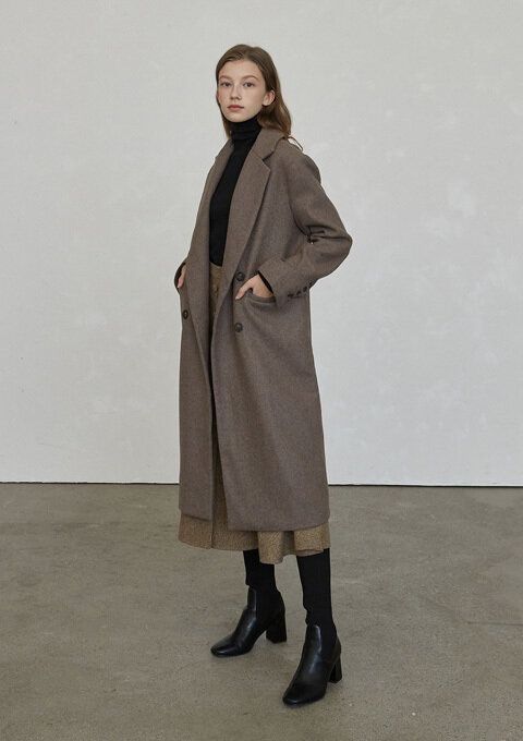 Ідеальне базове коричневе пальто