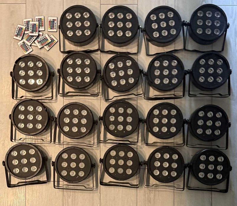 Reflektor Par Colorstage, Light4me 19sztuk 180W