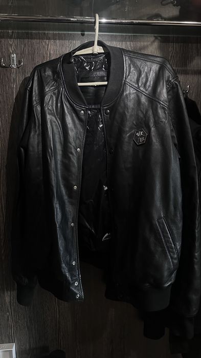 Кожаная куртка Филипп плейн , lether jecket Philipp Plein
