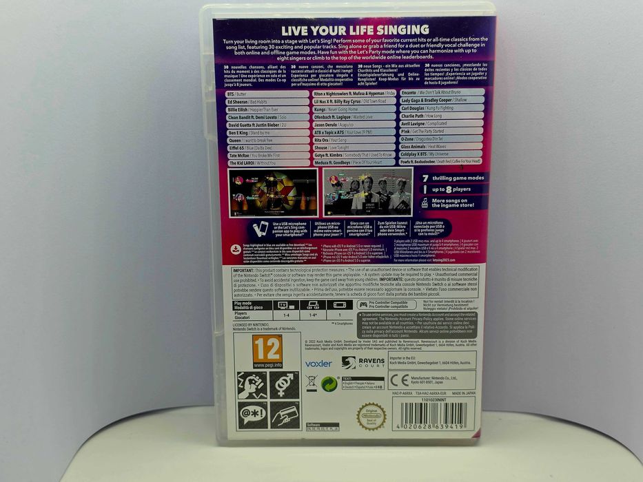 Let's Sing 2023 - Nintendo Switch